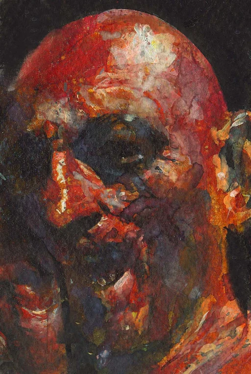 Selected painted comic image