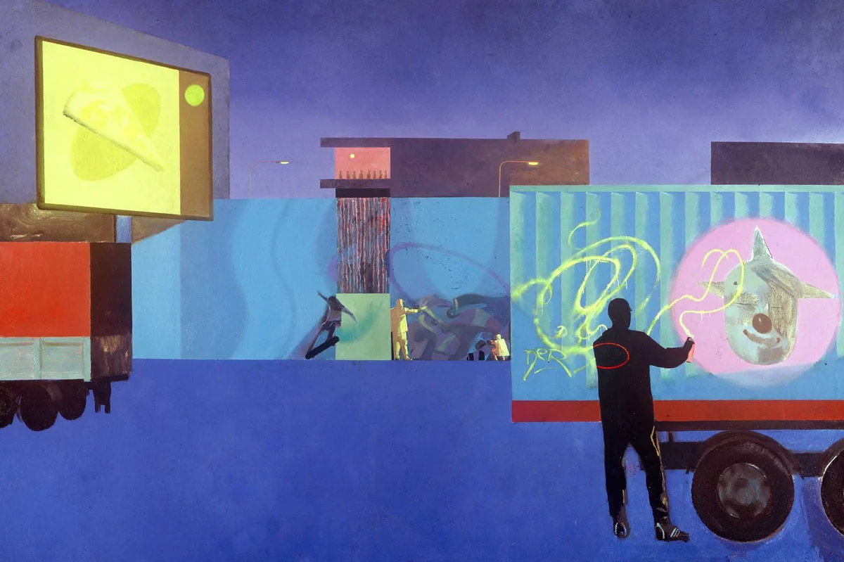 Erasing a clown, 2002